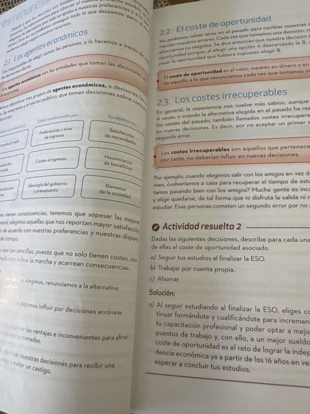 Economía y emprendimiento 4.º ESO