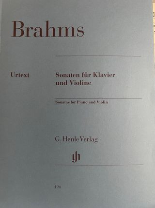 Brahms Sonatas - Piano & Violin