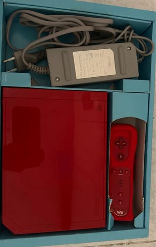 Wii Roja - Pack Super Mario Bros 25 Aniversario 