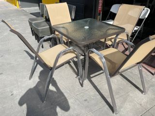 MESA DE TERRAZA + 4 SILLAS NUEVA!! ENTREGAMOS!!