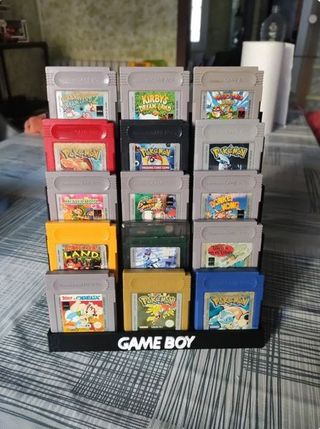 Expositor para juegos de Game Boy y Game boy Color