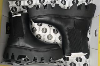 Botines Buffalo veganos negros - Talla 38