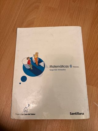 MATEMATICAS 6 PRIMARIA SEGUNDO TRIMESTRE