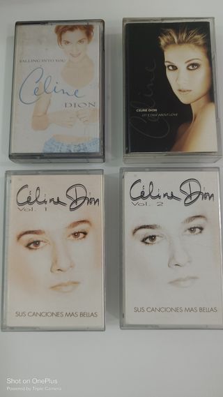 4 Celine Dion Cintas Cassettes Elige