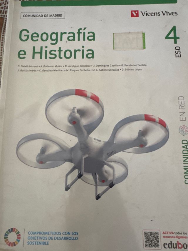 GEOGRAFIA E HISTORIA 4 MADRID (COMUNIDAD EN RED)