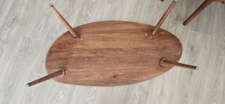 Mesa ovalada madera - Salón