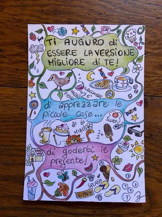 Biglietto auguri handmade