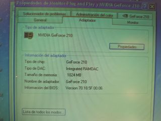 Tarjeta gráfica NVIDIA N210 1GB DDR3