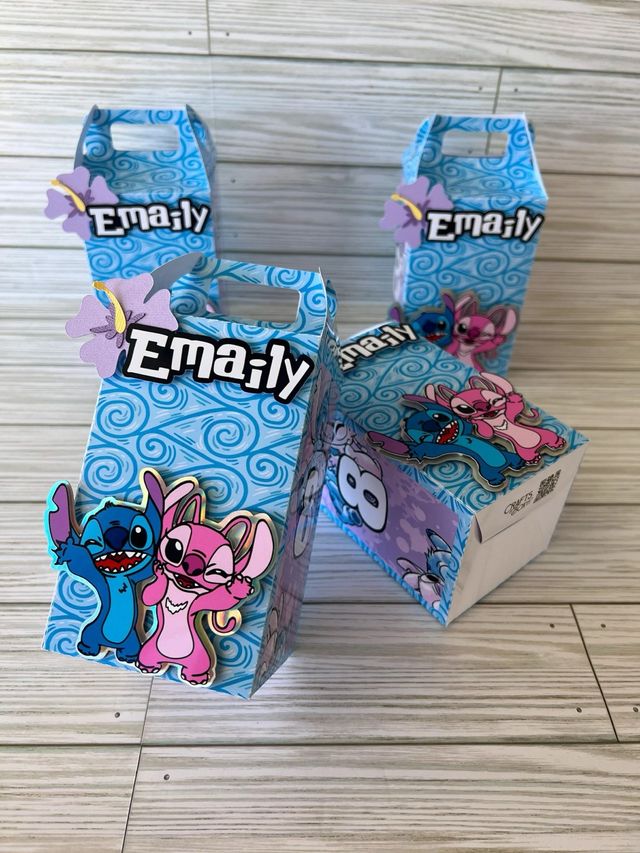 Cajas Decoradas Lilo & Stitch personalizadas