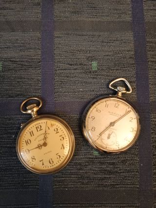 2 Relojes Bolsillo Antiguos