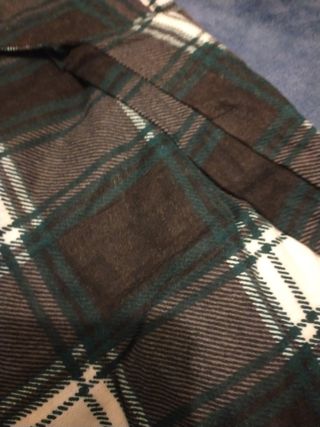 Pijama LingSang L - cuadros verde blanco