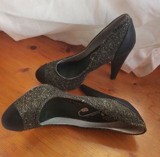 Zapatos tacón-verdes 37