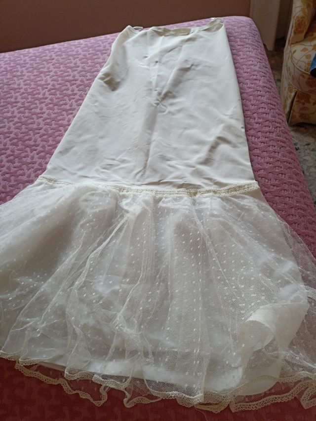 Can can para vestido novia blanco