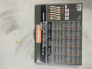 Set herramientas para tallar madera POWERFIX