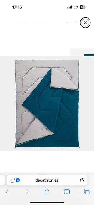 Saco dormir doble, tengo 2
40€ cada uno.
Camping