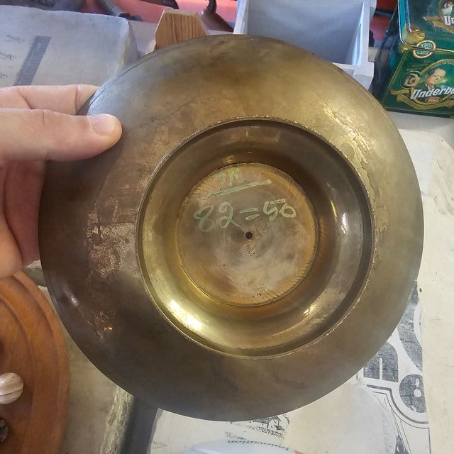 Centrotavola Ottone Smaltato - Libellula