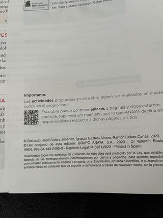 Matematicad 2 de la ESO ANAYA 
