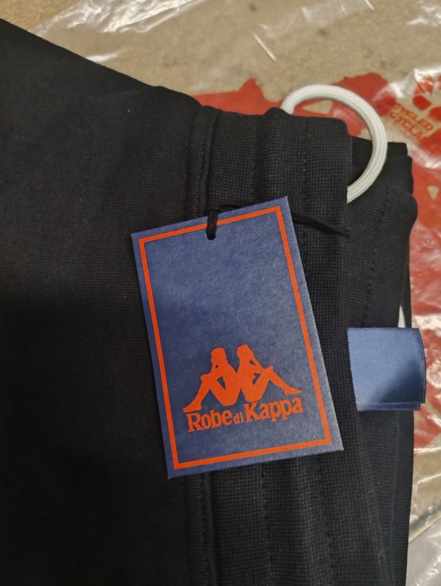 Robe di Kappa pantalone tuta uomo nera tg L