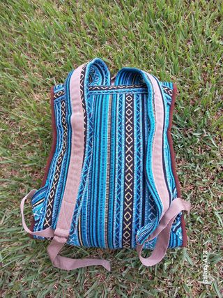Mochila azul - Bolsillo interior