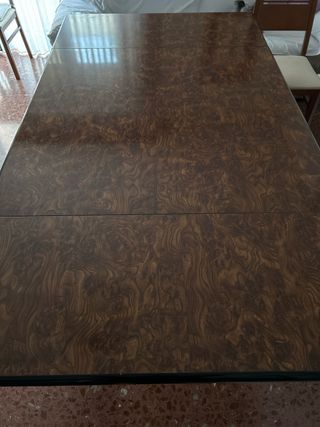 Mesa comedor extensible madera