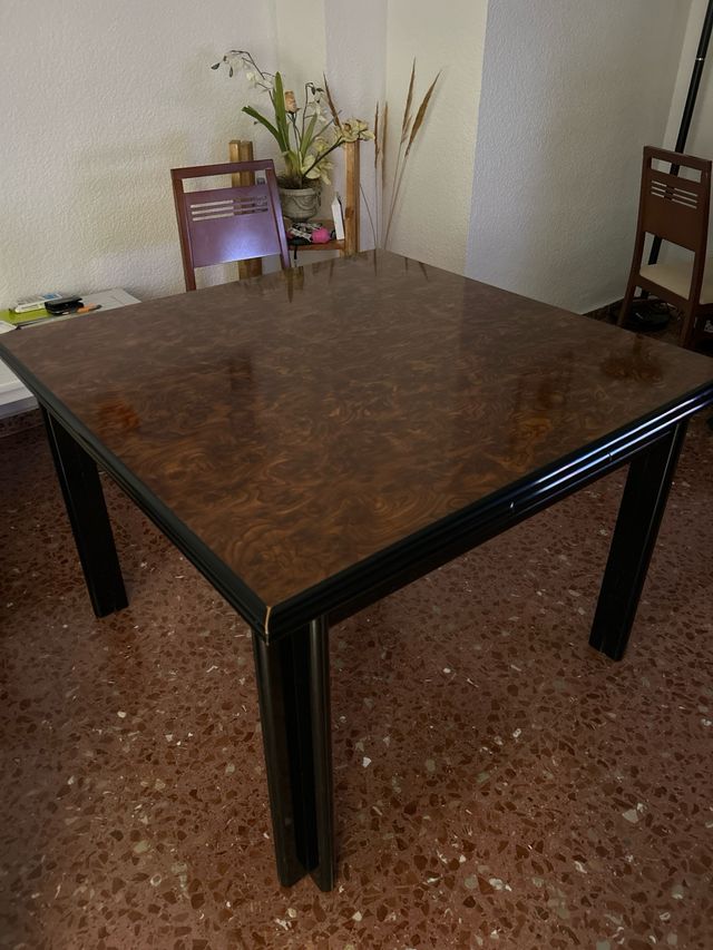 Mesa comedor extensible madera