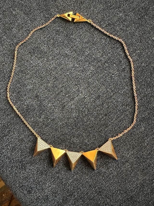 Collar Eguzkilore dorado