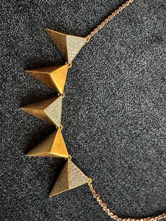 Collar Eguzkilore dorado