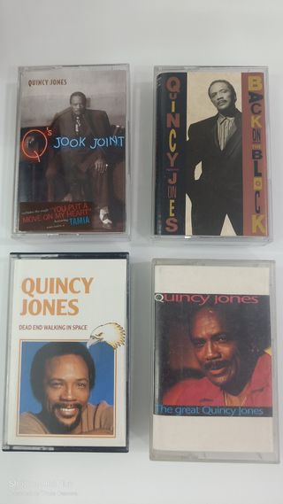 4 Quincy Jones Cintas Cassettes Elige. Jazz