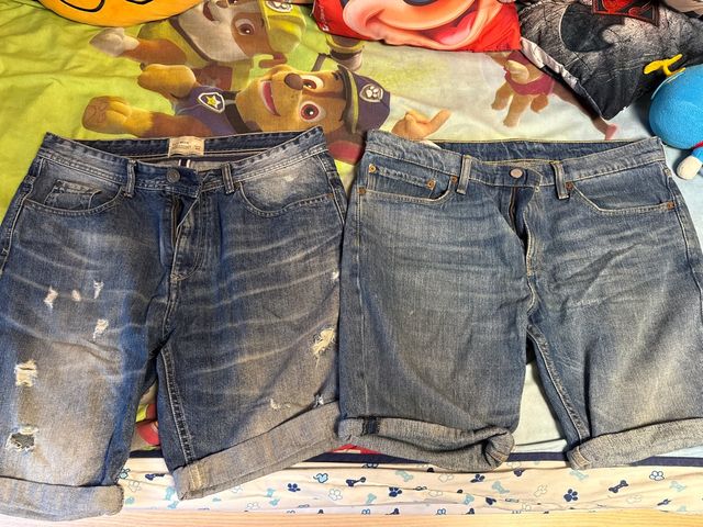 Lote vaqueros | 2 pantalones cortos