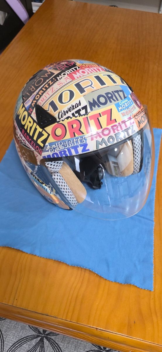 Casco moto Moritz vintage