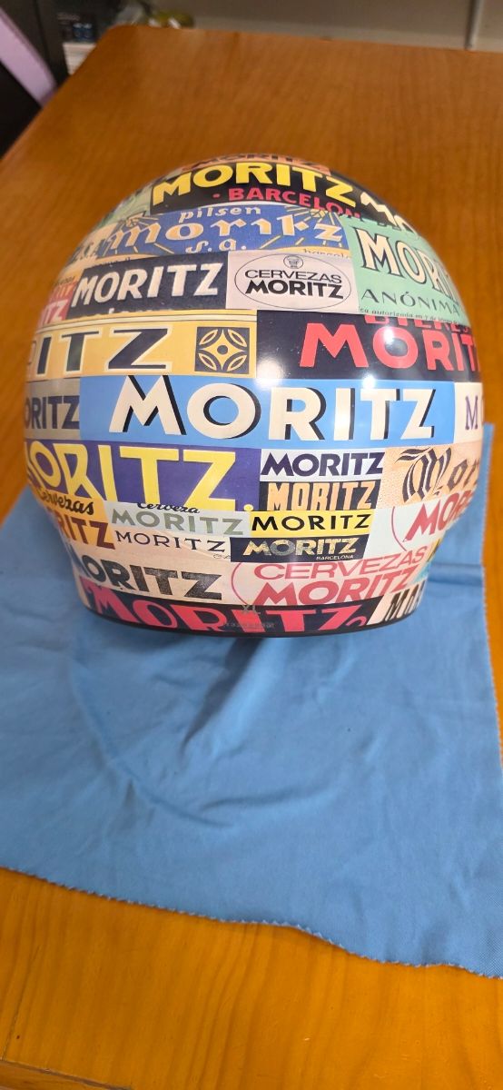Casco moto Moritz vintage