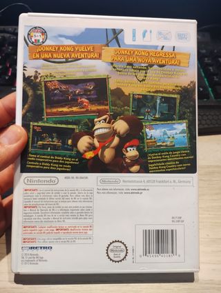 Wii Donkey Kong Country Returns 🇪🇸