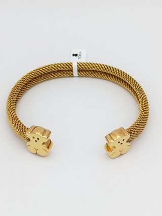 Pulsera Tous de oro 18K-Diseño Malla con Ositos.