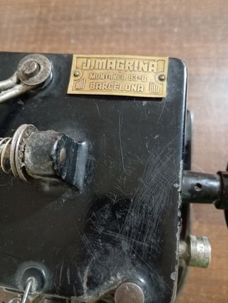 Máquina coser Hashfields antigua