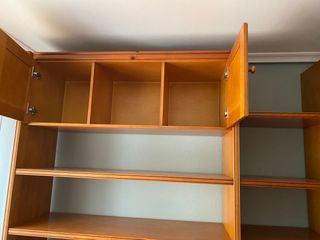 mueble Escritorio juvenil madera  Librería estante
