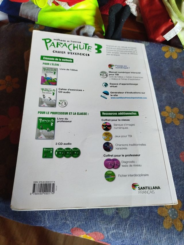 PARACHUTE 3 PACK CAHIER D'EXERCICES