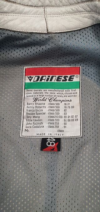Chaqueta Dainese de piel 