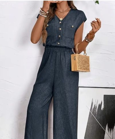 Mono azul mujer - elegante