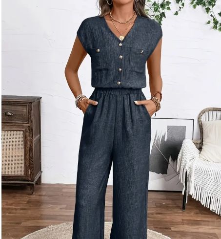 Mono azul mujer - elegante