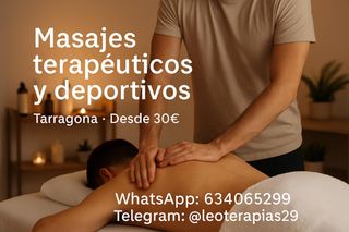 Masajes terapéuticos 