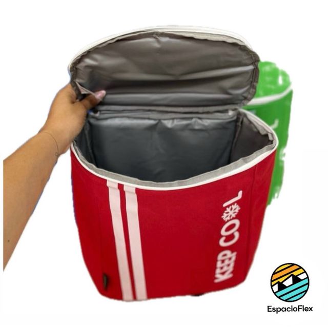 Mochila Isotermica - Azul y Verde