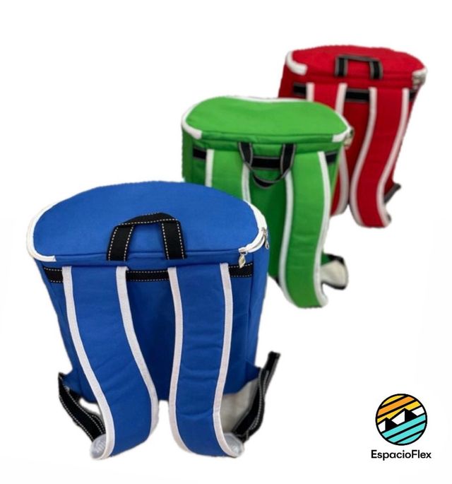 Mochila Isotermica - Azul y Verde