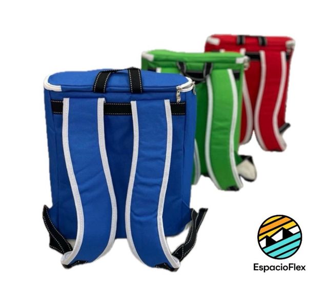 Mochila Isotermica - Azul y Verde