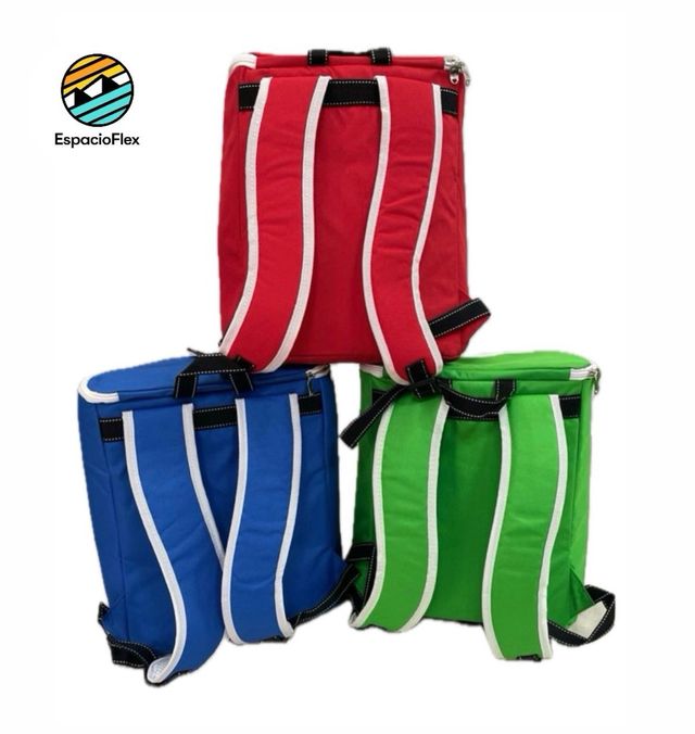 Mochila Isotermica - Azul y Verde