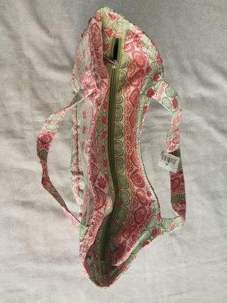 Bolso corazones rosa-verde