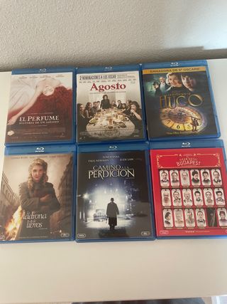 Pack de 6 Blurays. Películas.