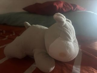 Peluches musicales: hipopótamo y oso