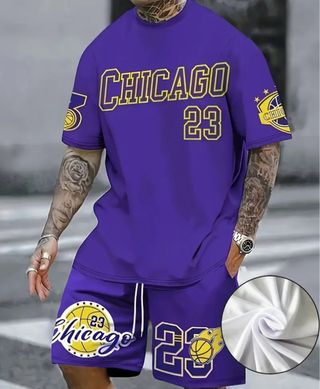 Chándal Chicago morado 
