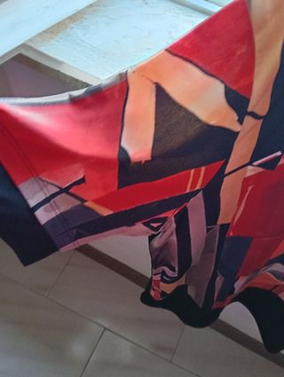 Maglia a maniche corte - Rosso e Nero