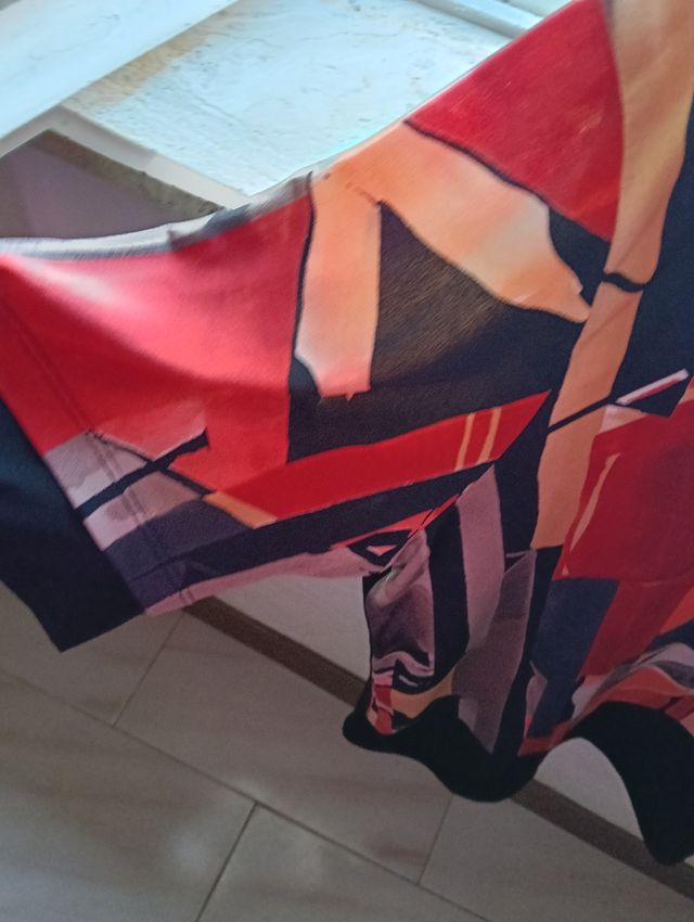 Maglia a maniche corte - Rosso e Nero